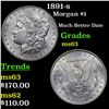Image 1 : 1891-s Morgan Dollar $1 Grades Select Unc