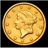 Image 2 : 1851 Gold Dollar $1 Grades AU, Almost Unc