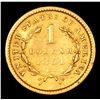 Image 3 : 1851 Gold Dollar $1 Grades AU, Almost Unc