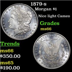 1879-s Morgan Dollar $1 Grades GEM+ Unc