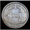 Image 3 : 1861-p Seated Liberty Half Dime 1/2 10c Grades Unc Details