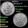 Image 1 : 1879-o Morgan Dollar $1 Grades Select Unc