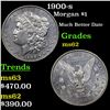 Image 1 : 1900-s Morgan Dollar $1 Grades Select Unc