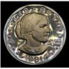 Image 2 : Proof 1981-s Ty 2 Susan B. Anthony $1 Grades GEM++ Proof Deep Cameo