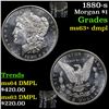 Image 1 : 1880-s Morgan Dollar $1 Grades Select Unc+ DMPL