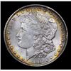 Image 2 : 1896-p Rainbow Toned Morgan Dollar $1 Grades Choice Unc