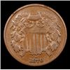 Image 2 : 1870 Two Cent Piece 2c Grades xf