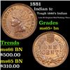 Image 1 : 1881 Indian Cent 1c Grades GEM+ Unc BN