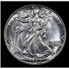Image 2 : 1942-p Walking Liberty Half Dollar 50c Grades Choice Unc