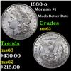Image 1 : 1880-o Morgan Dollar $1 Grades Select Unc