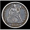 Image 2 : 1876-cc Seated Liberty Dime 10c Grades xf details