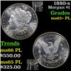 Image 1 : 1880-s Morgan Dollar $1 Grades GEM+ PL