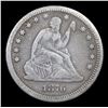 Image 2 : 1876-cc Seated Liberty Quarter 25c Grades vf++
