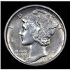 Image 2 : 1920-d Mercury Dime 10c Grades Select Unc