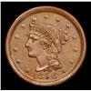 Image 2 : 1856 Braided Hair Large Cent 1c Grades Select Unc BN