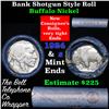 Image 1 : Buffalo Nickel Shotgun Roll in Old Bank Style 'Bell Telephone'  Wrapper 1924 & s Mint Ends