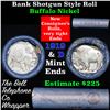 Image 1 : Buffalo Nickel Shotgun Roll in Old Bank Style 'Bell Telephone'  Wrapper 1919 & d Mint Ends