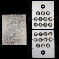Beautiful Proof Eisenhower "Ike" Dollar Set 11 coins in a Captial Plastic display holder