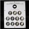 Image 3 : Beautiful Proof Eisenhower "Ike" Dollar Set 11 coins in a Captial Plastic display holder