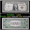 Image 1 : 1935A $1 Silver Certificate Hawaii, Signatures of Julian & Morgenthau Grades Choice CU