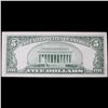 Image 3 : 2- 1934D $5 Blue Seal Silver Certificate Signatures Clark/Snyder, consec serial number Grades Gem+ C