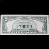 Image 5 : 2- 1934D $5 Blue Seal Silver Certificate Signatures Clark/Snyder, consec serial number Grades Gem+ C
