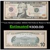 Image 1 : ***Low Serial number 2004A $10 Federal Reserve Note Grades Gem+ CU