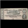 Image 2 : 1864 $10 Confederate Note, T68 Grades f+