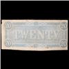 Image 3 : 1864 $20 Confederate Note, T67 Grades f, fine