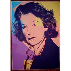 Andy Warhol silkscreen print with diamo