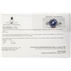 Image 1 : 14K White Gold Tanzanite(1.5ct) Diamond(0.28ct) Ring (~Size 6) (~weight 3.96g), Appraised Retail $55