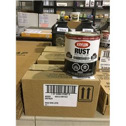 Case ofKrylonRust ProtectorGloss Cherry Red Gloss Enamel (2 x 946mL)
