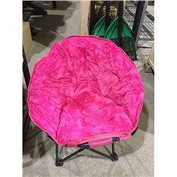 Kids' Pink Folding Camp Chair