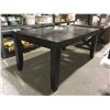 Image 3 : Wooden Dining Table (66" x 40" x 30 1/2"H)