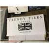 Image 2 : Trendy Tiles London Tiles - Black - 300mm x 600mm (6 Tiles/Box)