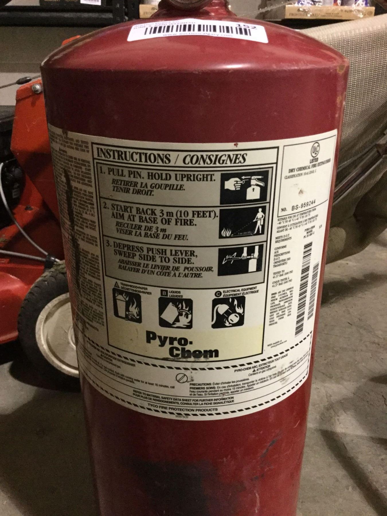 Pyro Chem ABC Fire Extinguisher