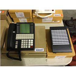 NitsukoBlack Office Phone w/ Display and Console Lot of 2