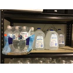Lot of Nestle Pure Life Spring Water and Ice River Distilled Water
