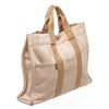 Image 2 : Hermes Beige Peach Canvas Sac Fourre MM Tote Bag