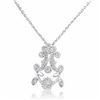 18k White Gold 0.32CTW Diamond Pendant, (SI3 /H-I)