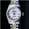 Rolex Ladies 2 Tone 14K Yellow Gold & Stainless Steel White Roman 26MM Datejust