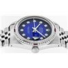 Image 6 : Rolex Mens SS Blue Vignette Diamond & Ruby Channel Set Diamond Datejust Wristwat