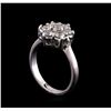 Image 4 : 0.96 ctw Diamond Ring - 14KT White Gold