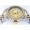 Image 3 : Rolex Ladies 2 Tone 14K Champagne Diamond Datejust Wriswatch