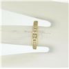 Image 5 : 14k Solid Gold 0.28 ctw 10 Round Brilliant Cut Channel Diamond Ladies Band Ring