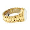 Image 5 : Rolex Mens 18K Yellow Gold Silver Diamond Quickset President Wristwatch With Box