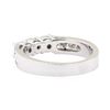 Image 3 : 1.00 ctw Straight Line Diamond Ring - 14KT White Gold