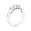 Image 4 : 1.00 ctw Straight Line Diamond Ring - 14KT White Gold