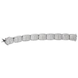 13.20 ctw Diamond Bracelet - 14KT White Gold