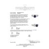 Image 5 : 1.98 ctw Sapphire and Diamond Ring - 18KT White Gold